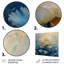 Art mural blanc et bleu lotus des rêves III - Lotus-1946105065-1946105066