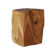 Heavy Cube Teak Side Table