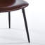 Chaise de salle à manger en PVC 4 pièces brun-19921888
