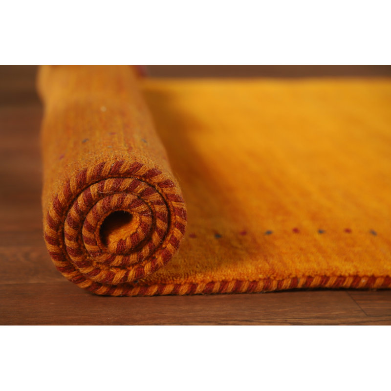 Tapis tribal en laine pour vestibule Gabbeh 3 x 5