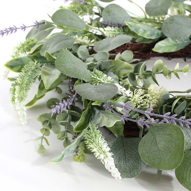 Faux Eucalyptus 22'' Wreath