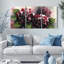 Tableau mural sur toile à motif floral d'hortensia (paquet de 3)-1120441781