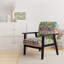 Fleurs multicolores - Fauteuil d'appoint rembourré Cabin & Lodge