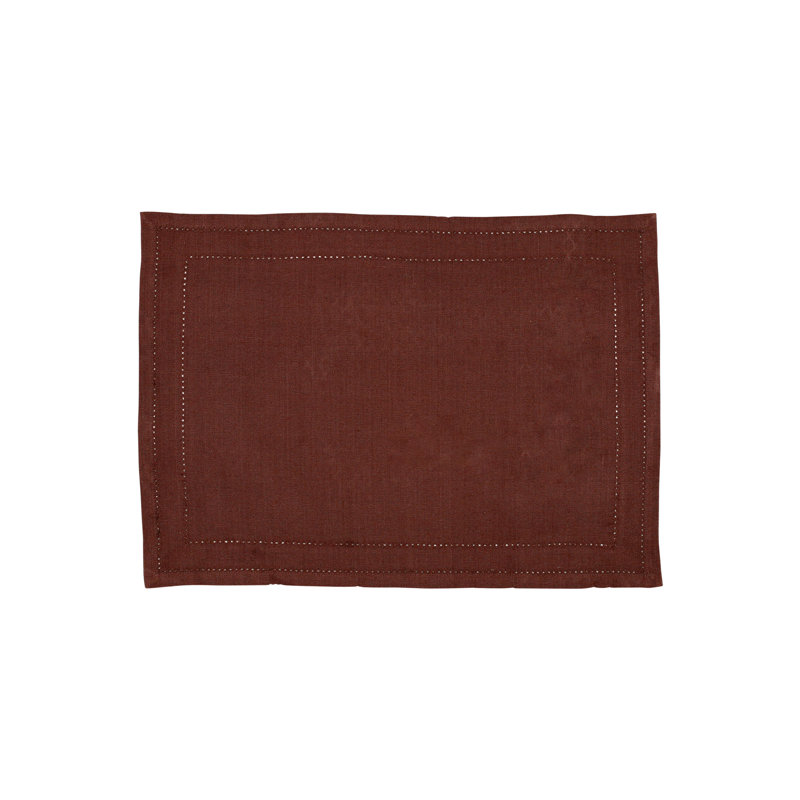 Cotone Linens Cotton Rectangle Placemats, Sage