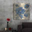 Printemps dentelle florale IV bleu foncé par Silvia Vassileva-1459517046