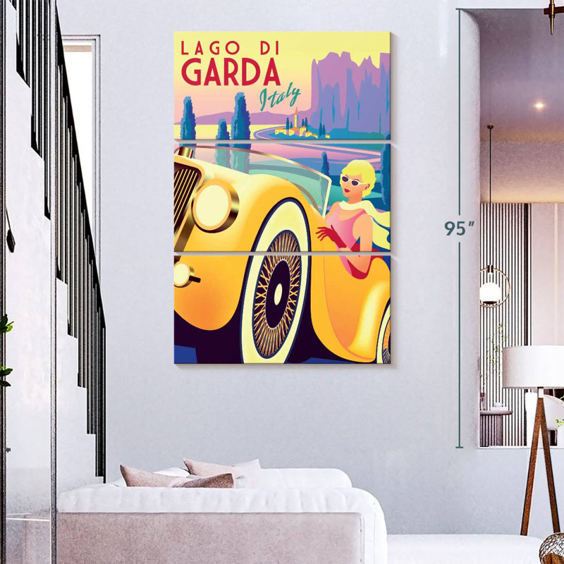 Mehar Touring Lago Di Garda, 74" H x 48" W