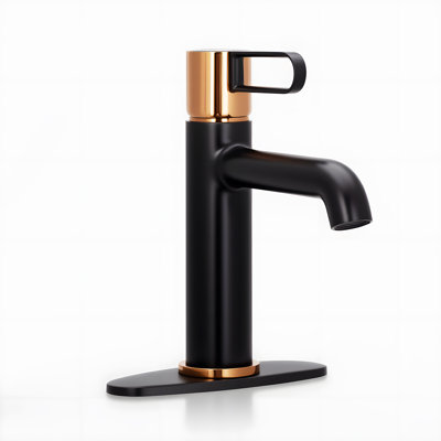 Robinet de salle de bain à un trou avec drain