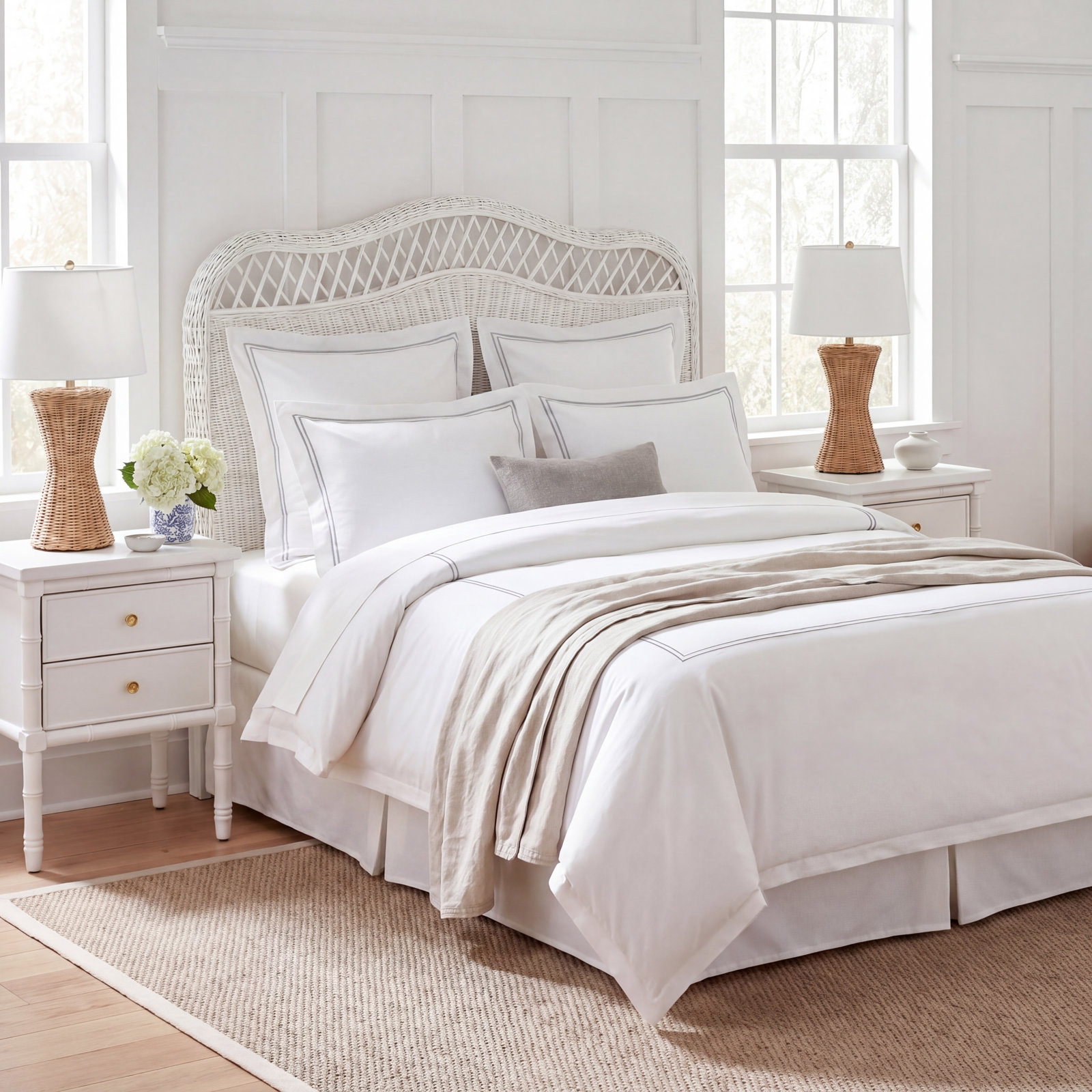 Almus Headboard, Full, White