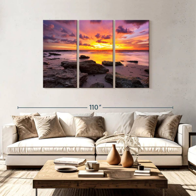 Breathtaking Gillard Sunset, 48" H x 74" W