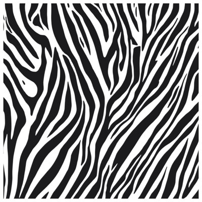 Black White Zebra Stripes Double Sided Throw Pillows