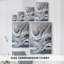 ABSTRACT Series CDLX III - Toile tendue avec châssis de qualité supérieure - Prêt à être accroché-108954866