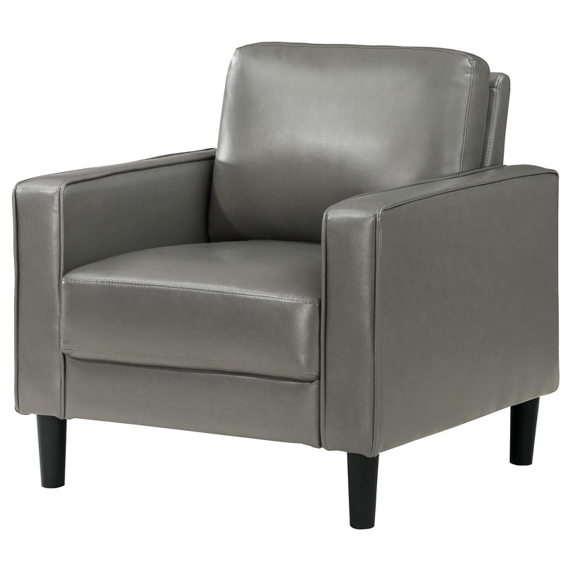 Fauteuil d'appoint rembourré Farallone, Gris