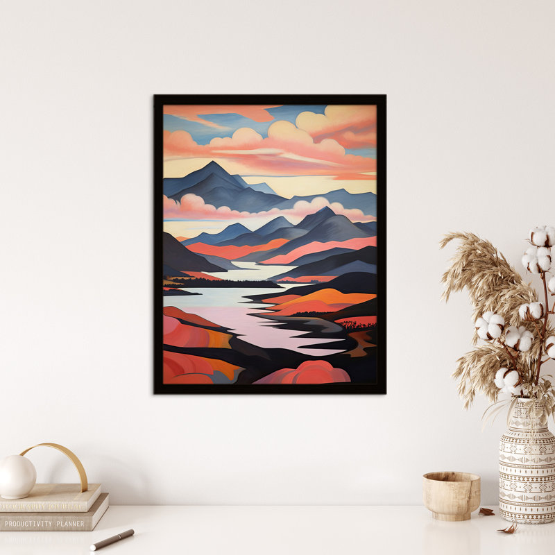 Cairngorms Loch Lee October Scotland - Single Picture Frame Print