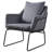 Upholstered Armchair with Ottoman-1354710725-1354710726