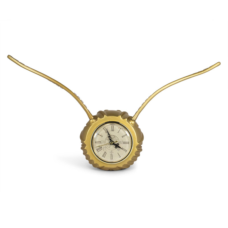 Horloge de table analogique en résine