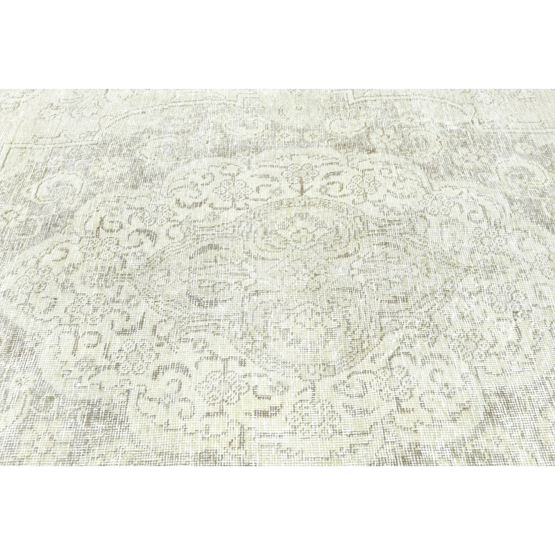 Cream Traditional 9X12 Oriental Area Rug