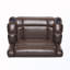 Fauteuil inclinable manuel capitonné-131655137