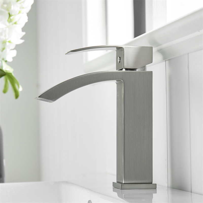 Bathroom Faucet,Faucet For Bathroom Sink, Single Hole Bathroom Faucet Modern Single Handle Vanity Basin Faucet