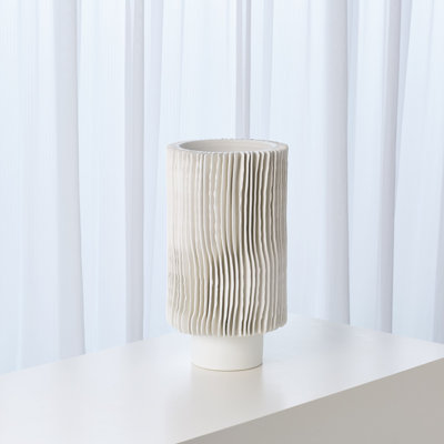 Radiator Vase-Matte White-Tall