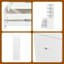 Grande armoire de rangement avec 3 tiroirs et 4 tablettes-286557018
