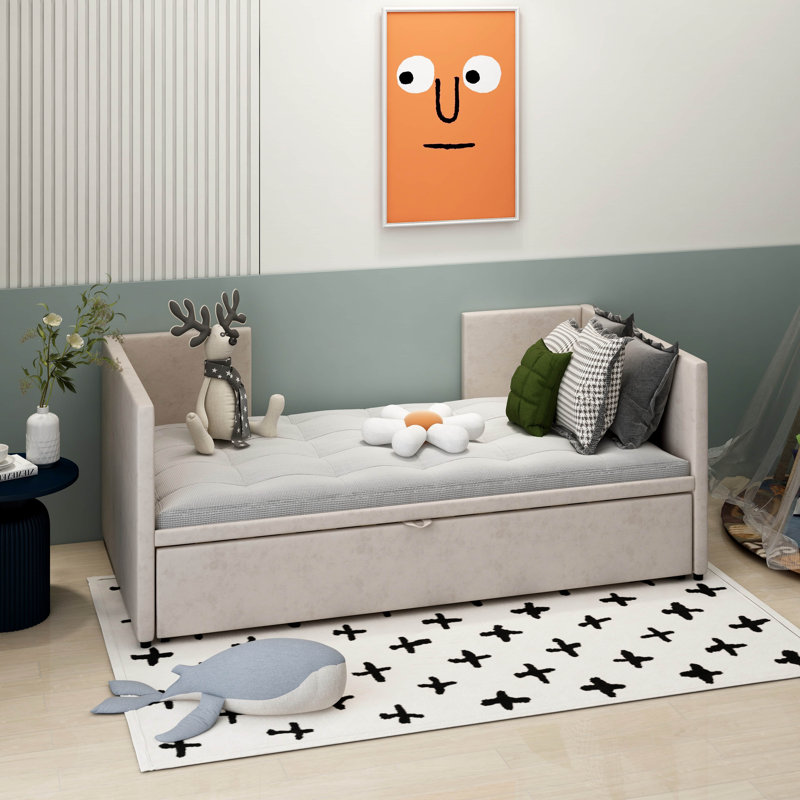 Deyadira Kids with Trundle, Beige