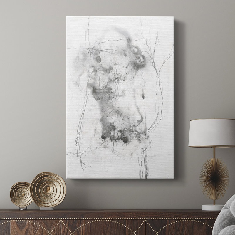 Graphite abstrait IV - galerie Cavas sur mesure