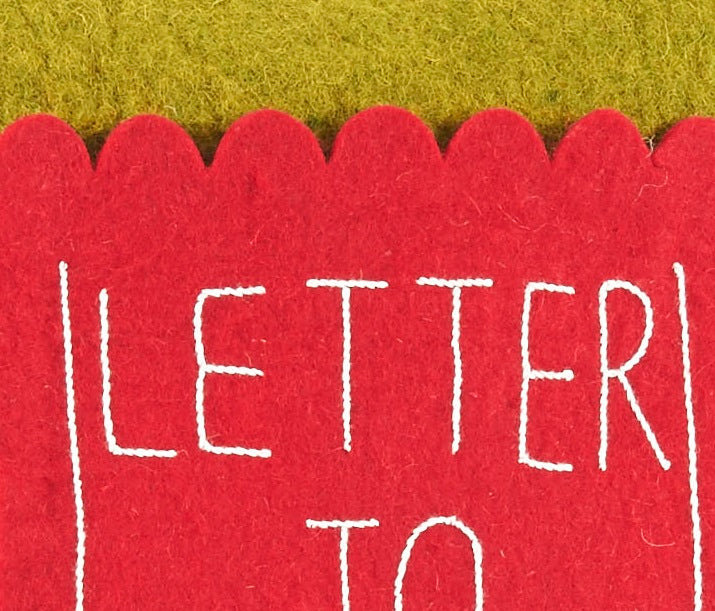 Letter to Santa Wool Pillow Cover