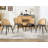 Upholstered Seat Dining Chair With Rattan Back(Set Of 4)-2042356579