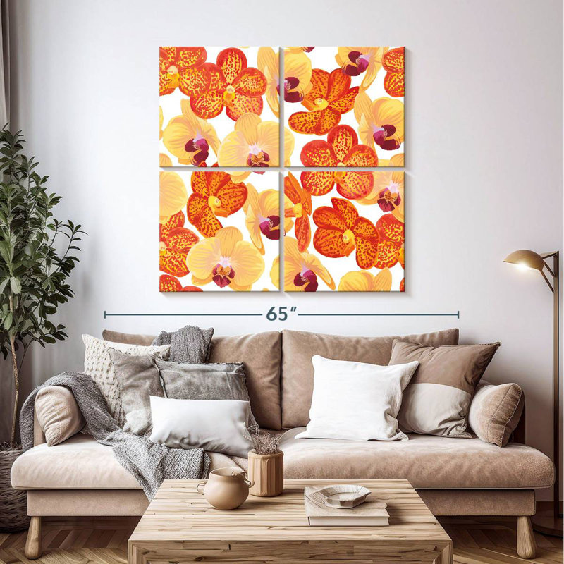 Harnek Bright Orchid Pattern