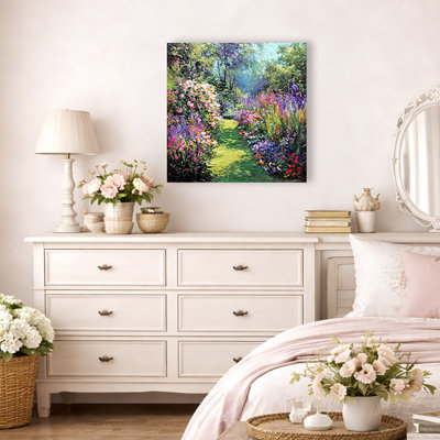 Hidden Garden Path Wrapped Canvas Wall Art