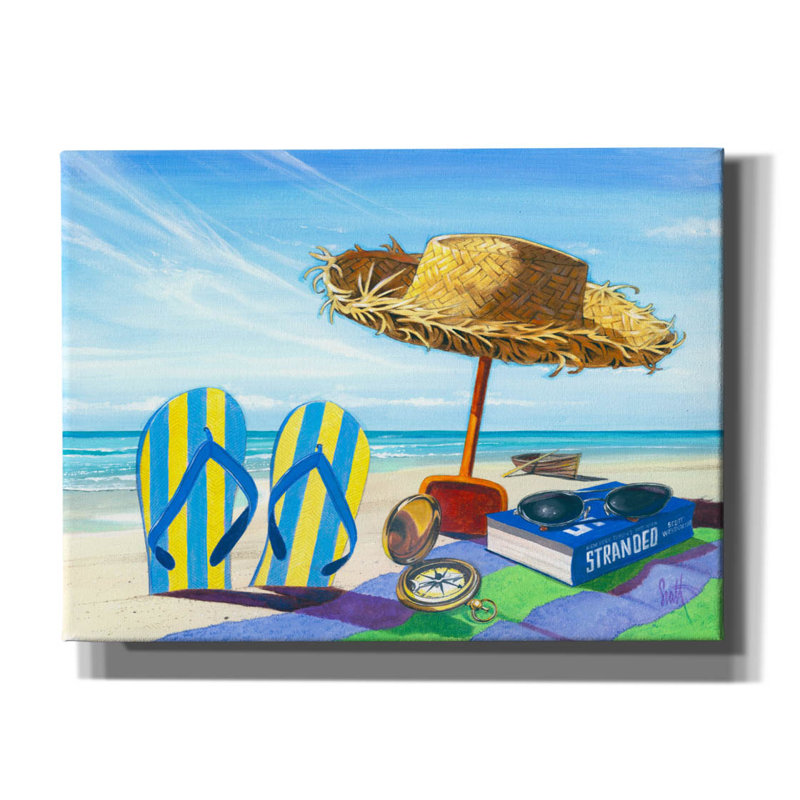 «Stranded» par Scott Westmoreland, art mural sur toile, H 40 po x l 54 po x P 1,5 po