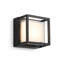 UltraBeam 12 Watt Black Square IP65  Outside LED Wall Light