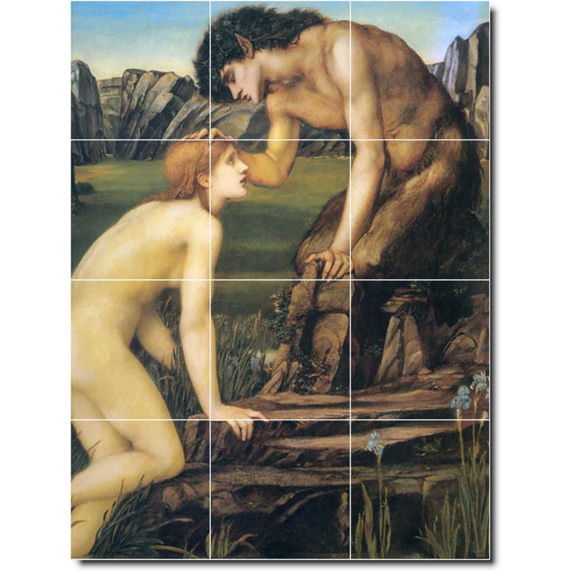 Carreau de céramique décorative 18 po x 24 po 6 po x 6 po, Mythologie - 01183