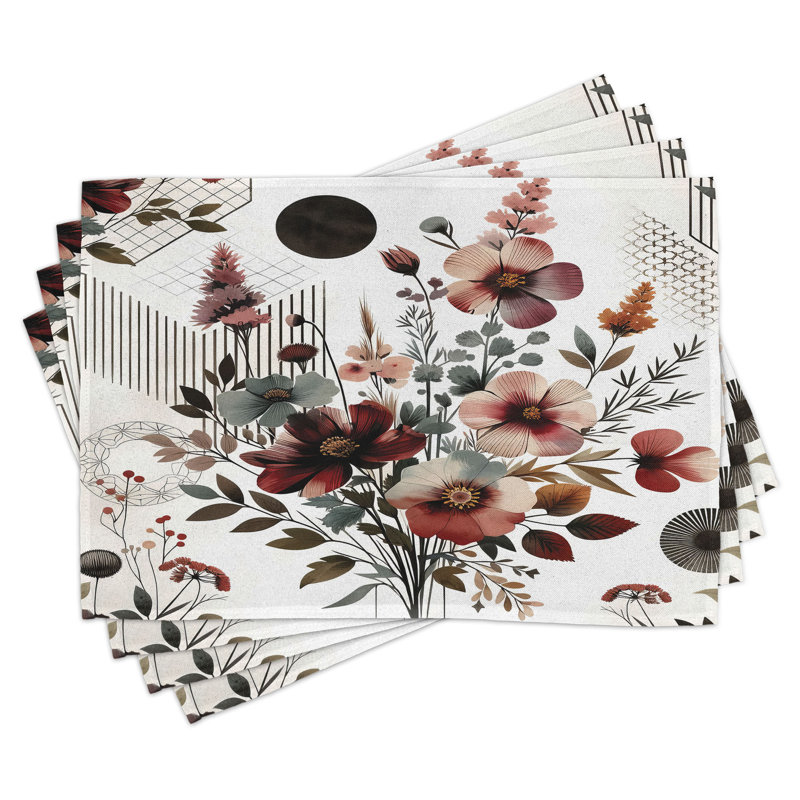 Ensemble de 4 napperons Ambesonne