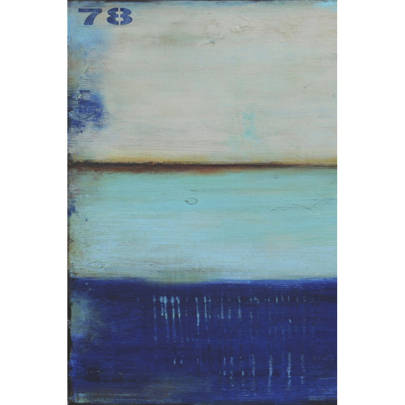 Ocean 78 I - Wrapped Canvas Painting, 46cm H x 30cm W x 3.8cm D