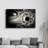 Lekeya Elegant Tempered Glass Wall Art Painting, 13.8 x 21.7 inches | 100% Tempered Glass, Thickness: 0.16 inches | UV Printed for Vibrant Colors | Perfect for Home Decor, Living Room, & Office Spaces