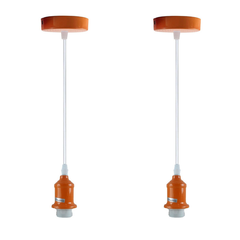 Carnbore 2 - Light Single Pendant, No, Orange