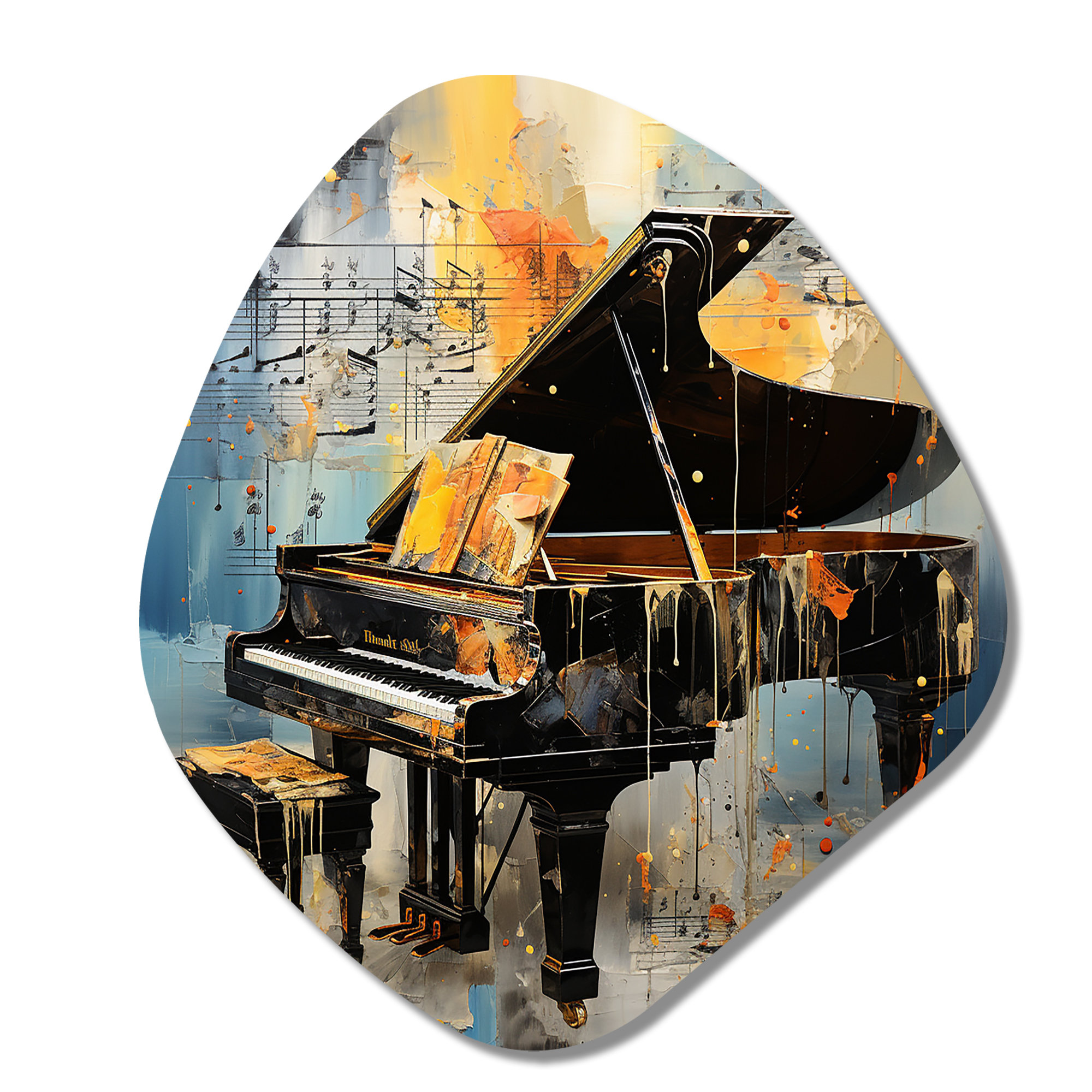 Design Art Music Expressive Verse Bold I - Music Nebula Shape ...