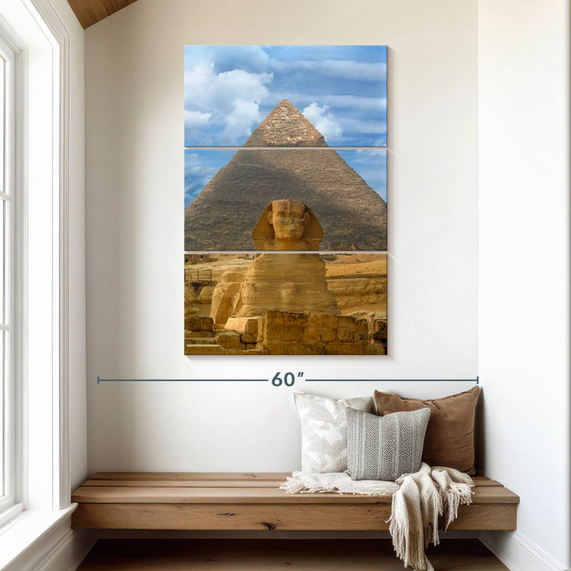 Masam Sphinx And Pyramid In Giza
