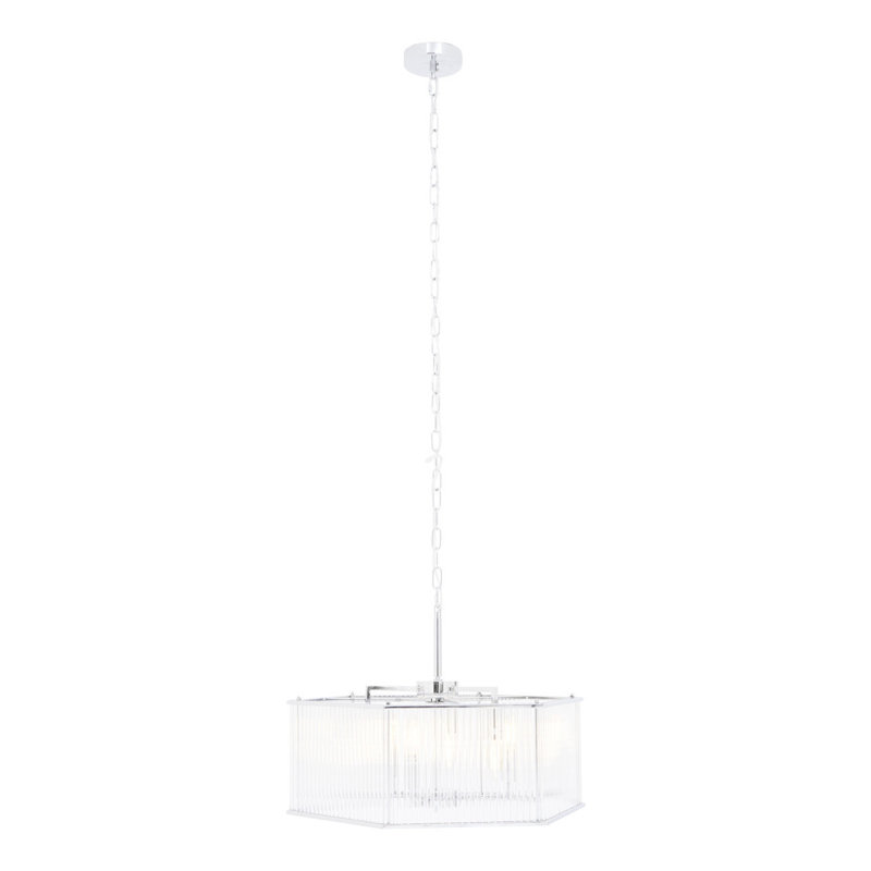 Kropp 6 - Light Silver Geometric Pendant