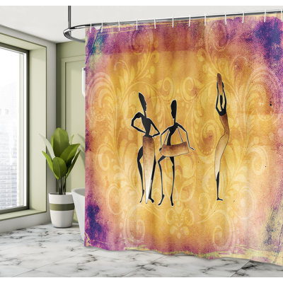 Jodie Shower Curtain with Hooks Included