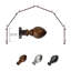 Tringle à rideaux simple à 6 faces avec baie Judi-290776498-343601559