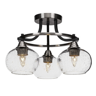 Plafonnier semi-encastré 3 lumières Achen
