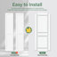 Porte de grange pliante double 84 po H 84 po-123171893-123171887