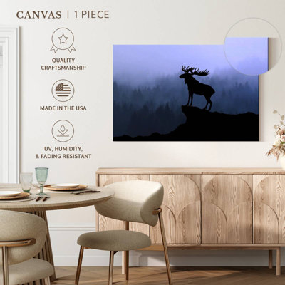 Crowle Moose Cliff Silhouette