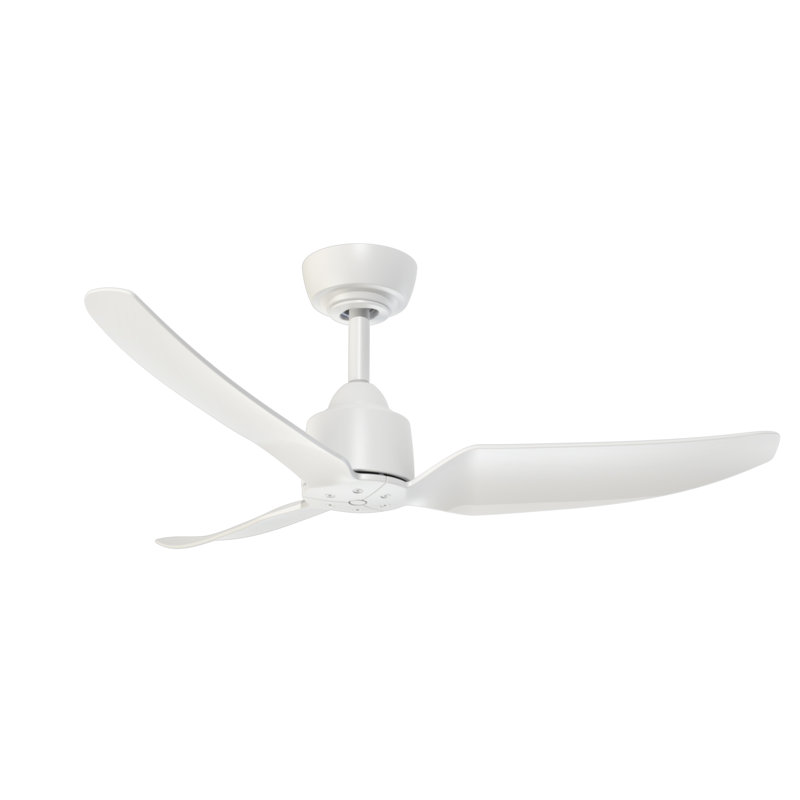 Ventilateur de plafond Hugo, Blanc, 42 po de largeur, Blanc