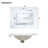 24" Bathroom Vanity With Ceramic Sink, 1 Soft Close Door, 2 Soft Close Drawers, And Double Storage Racks On The Door-1551211328