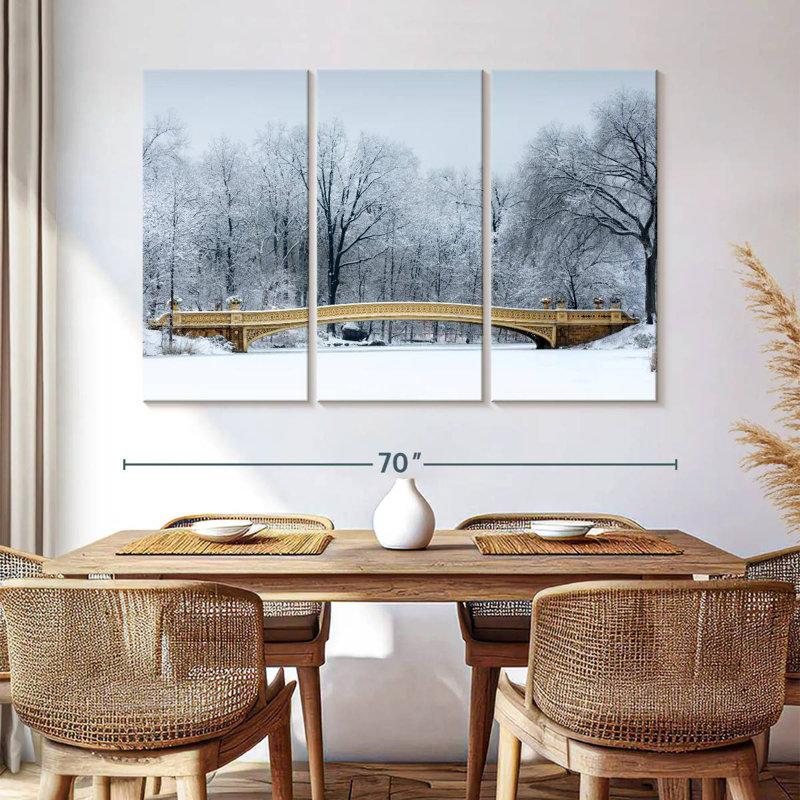 Lilie Bow Bridge, 42" H x 65" W