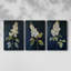 Floral Study  Series  LV  -Premium Gallery Wrapped Canvas Set -Ready to Hang-1087208815