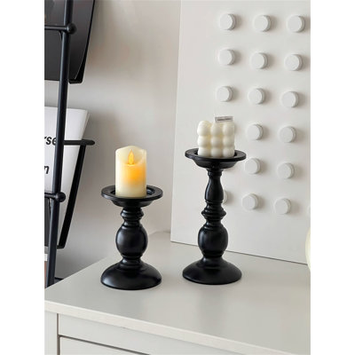 8.66'' H Metal Tabletop Candlestick